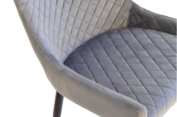 Стул Onder Mebli TOBIAS Серый PH-601 Бархат-6