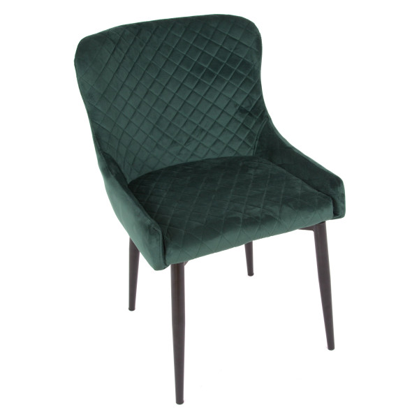 Стілець Onder Mebli TOBIAS Зелений PH-602 Оксамит-1