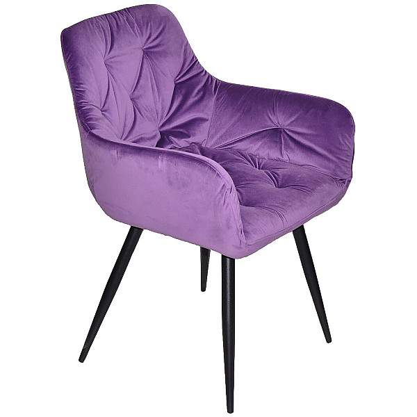 Стул Onder Mebli Mert BK Пурпурный OR-857 Бархат-1