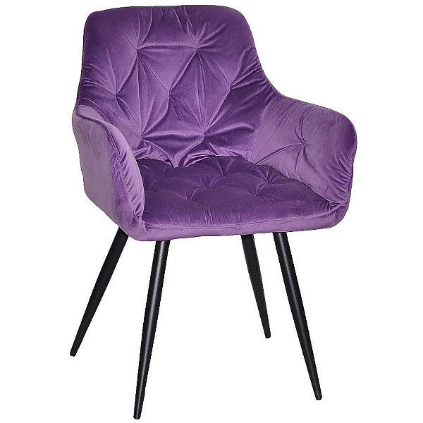 Стул Onder Mebli Mert BK Пурпурный OR-857 Бархат-0