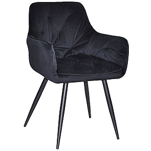 Стілець Onder Mebli Mert BK Чорний OR-854 Оксамит