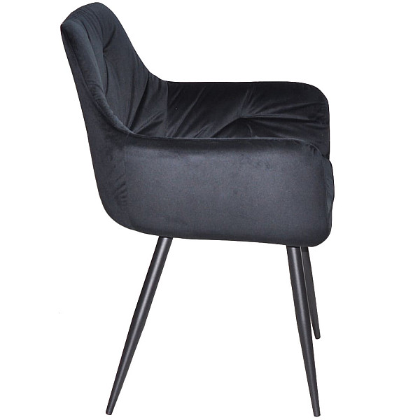 Стілець Onder Mebli Mert BK Чорний OR-854 Оксамит-3