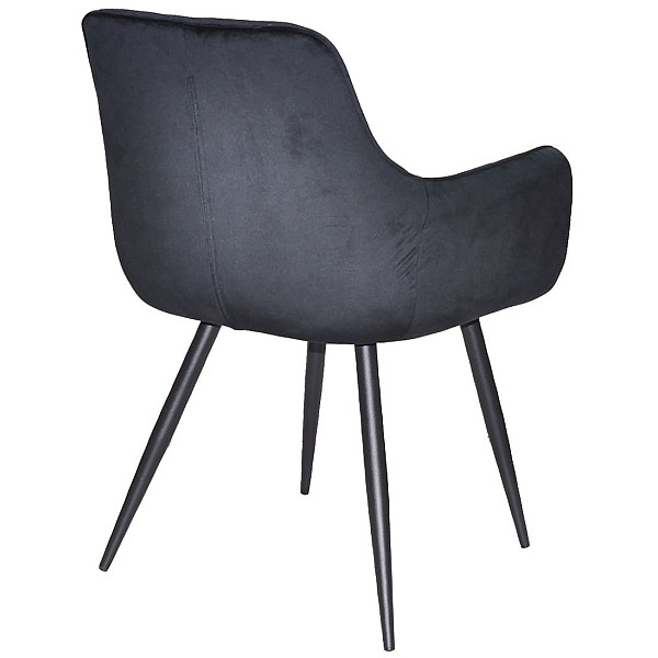 Стілець Onder Mebli Mert BK Чорний OR-854 Оксамит-4