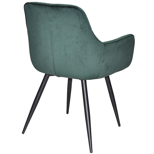 Стілець поворотний Onder Mebli Sara BK Зелений OR-853 Оксамит-5