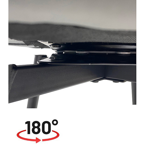 Стілець поворотний Onder Mebli Sara BK Сірий OR-852 Оксамит-4