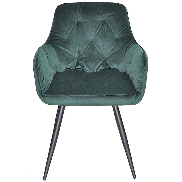 Стілець поворотний Onder Mebli Sara BK Зелений OR-853 Оксамит-1