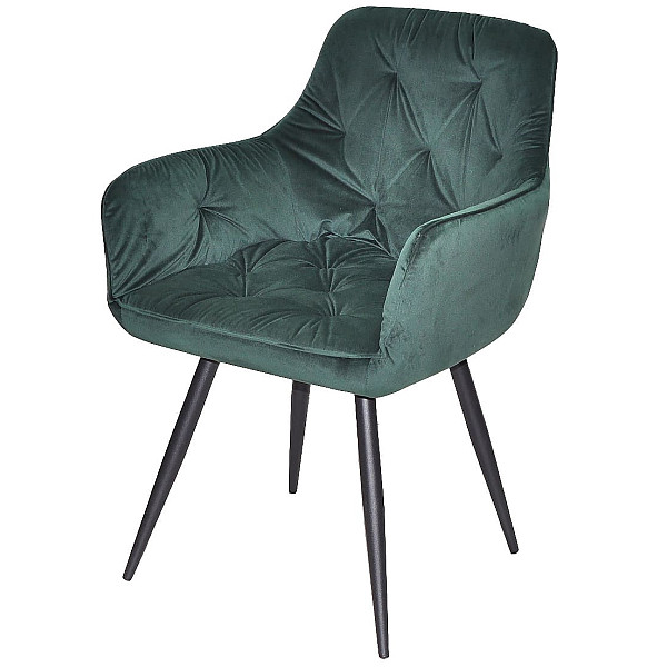 Стілець поворотний Onder Mebli Sara BK Зелений OR-853 Оксамит-3