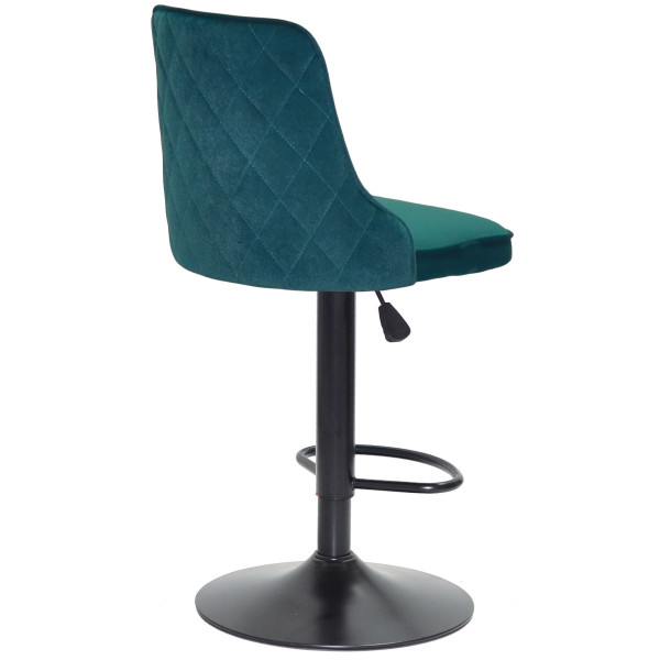 Барный стул Onder Mebli Adam BAR BK-BASE Зеленый B-1003 Бархат-1