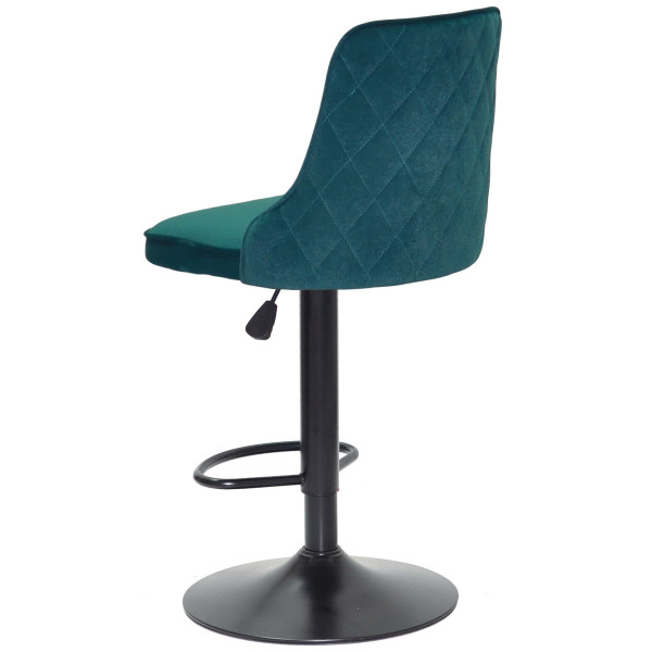 Барный стул Onder Mebli Adam BAR BK-BASE Зеленый B-1003 Бархат-3