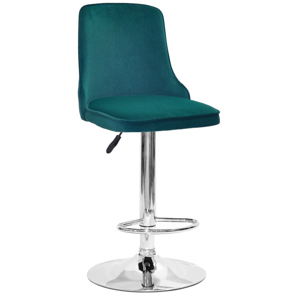 Барный стул Onder Mebli Adam BAR CH-BASE Зеленый B-1003 Бархат-0