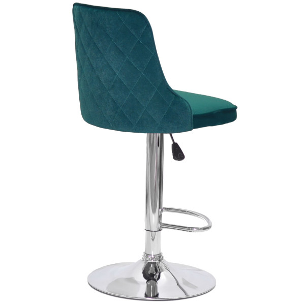 Барный стул Onder Mebli Adam BAR CH-BASE Зеленый B-1003 Бархат-1