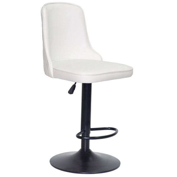 Барный стул Onder Mebli Adam BAR BK-BASE Белый Экокожа-0