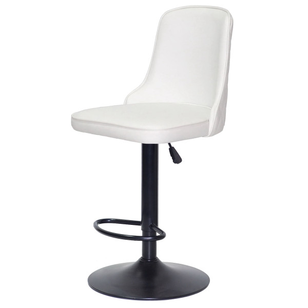 Барный стул Onder Mebli Adam BAR BK-BASE Белый Экокожа-2