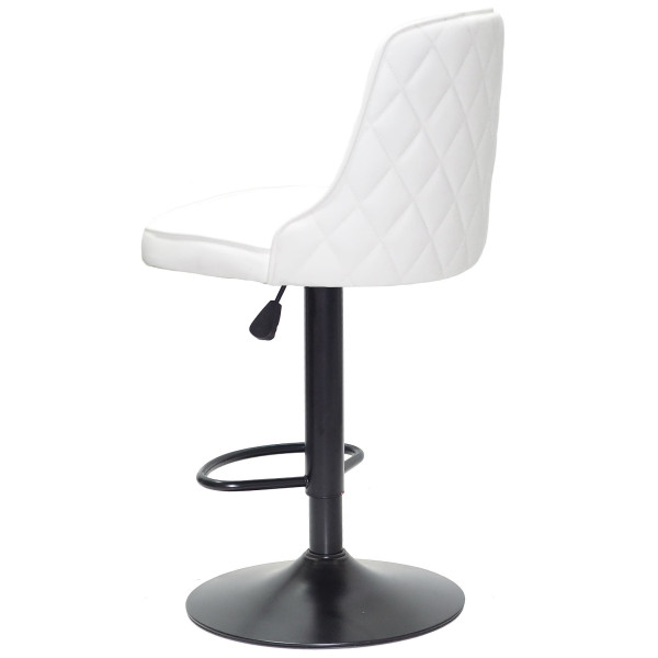 Барный стул Onder Mebli Adam BAR BK-BASE Белый Экокожа-3