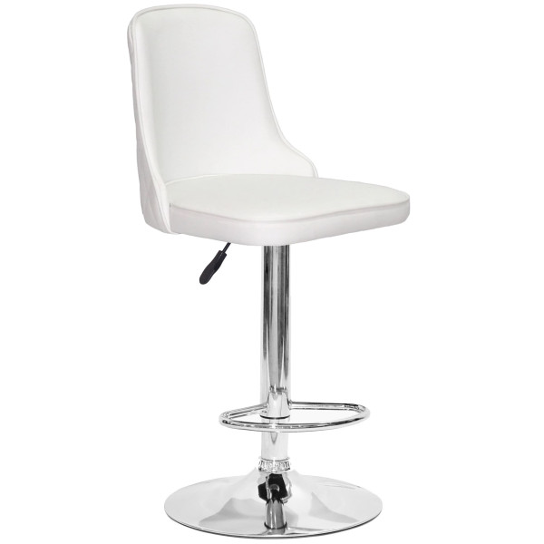 Барный стул Onder Mebli Adam BAR CH-BASE Белый Экокожа-0
