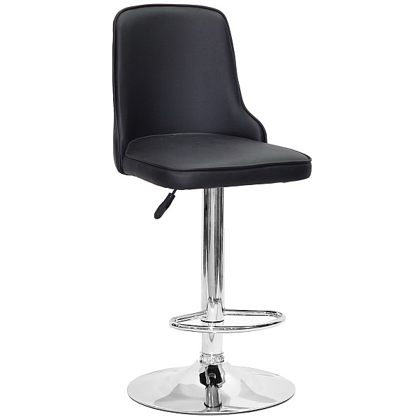 Барный стул Onder Mebli Adam BAR CH-BASE Черный Экокожа-0