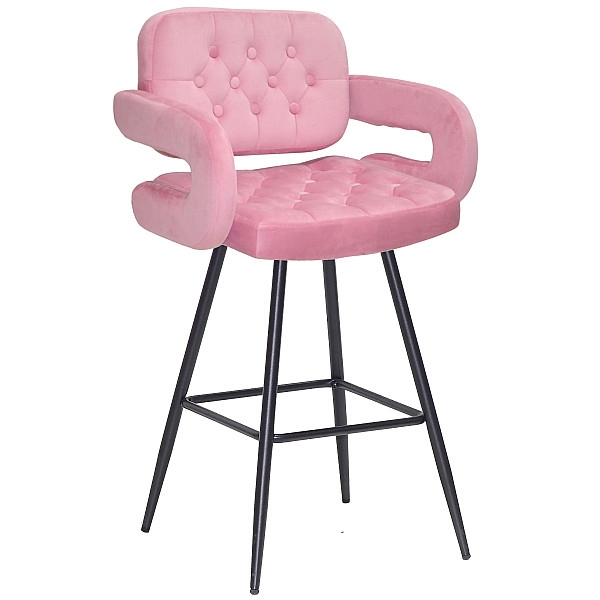 Полубарный стул Onder Mebli Gor BAR 65-ML Фрез B-1025 Бархат-0