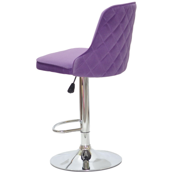 Барный стул Onder Mebli Adam BAR CH-BASE Пурпурный B-1013 Бархат-3