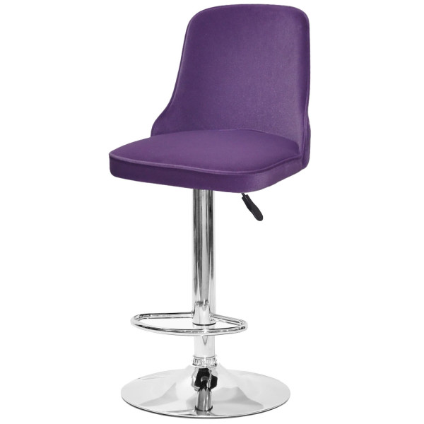 Барный стул Onder Mebli Adam BAR CH-BASE Пурпурный B-1013 Бархат-2