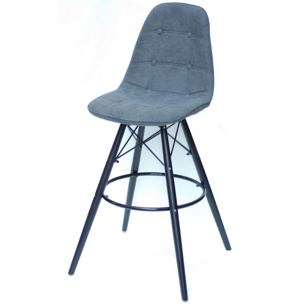 Барный стул Onder Mebli Alex BAR 75-BK Серый G-110 Шенилл-1