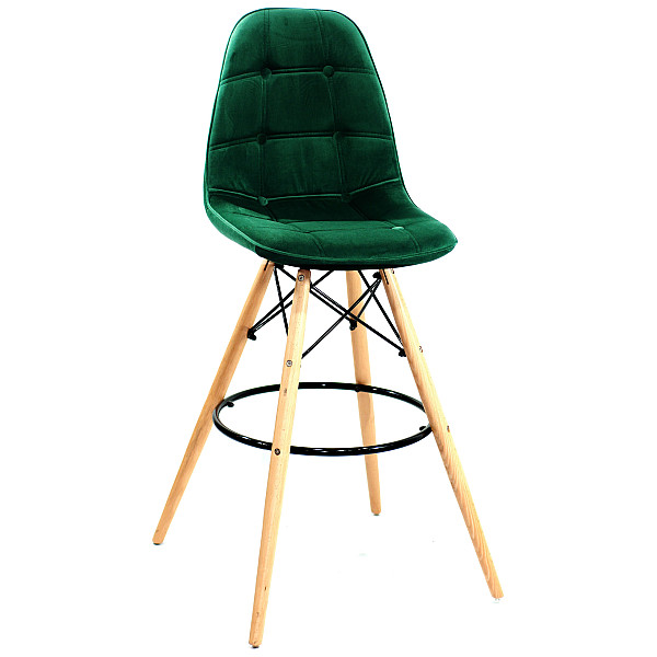 Барный стул Onder Mebli Alex BAR 75 Зеленый B-5 Бархат-0