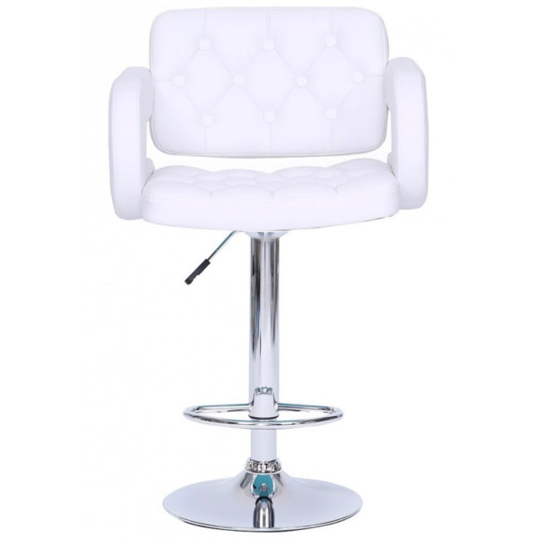 Барний стілець Onder Mebli Gor BAR CH-BASE Білий Екошкіра-1