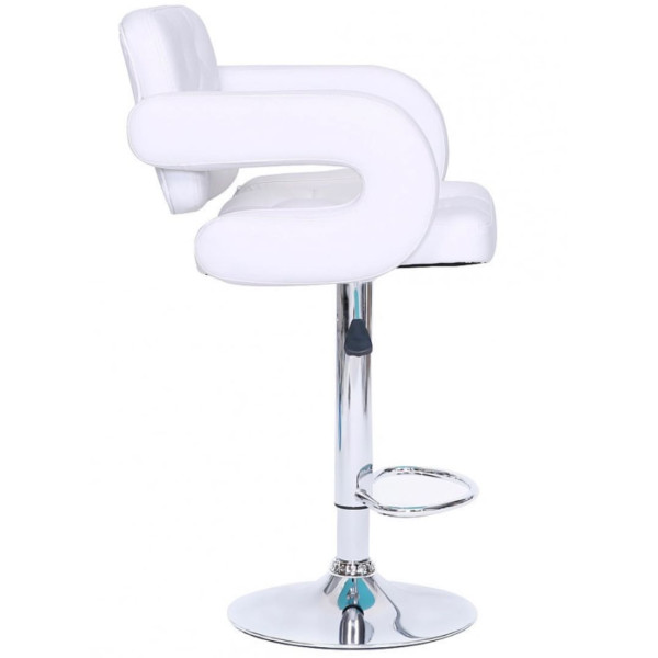 Барний стілець Onder Mebli Gor BAR CH-BASE Білий Екошкіра-2