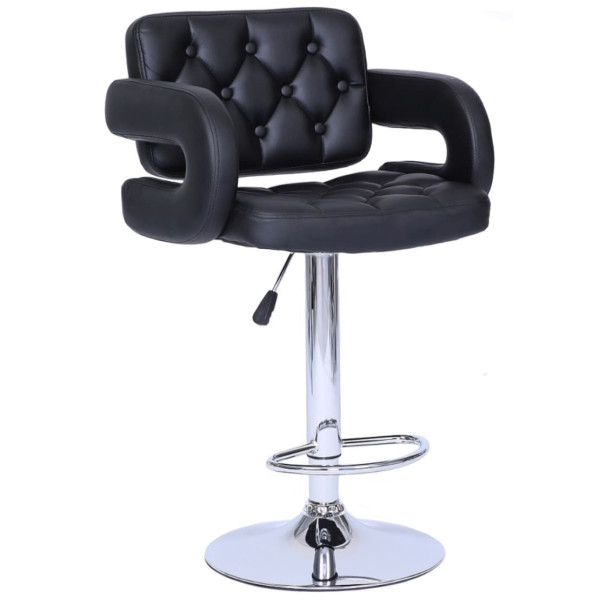 Барний стілець Onder Mebli Gor BAR CH-BASE Чорний Екошкіра-0
