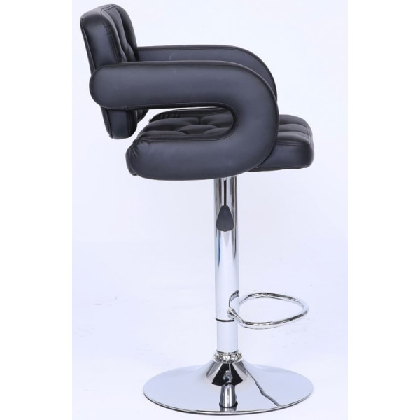 Барний стілець Onder Mebli Gor BAR CH-BASE Чорний Екошкіра-2