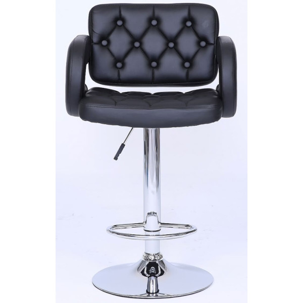 Барний стілець Onder Mebli Gor BAR CH-BASE Чорний Екошкіра-1