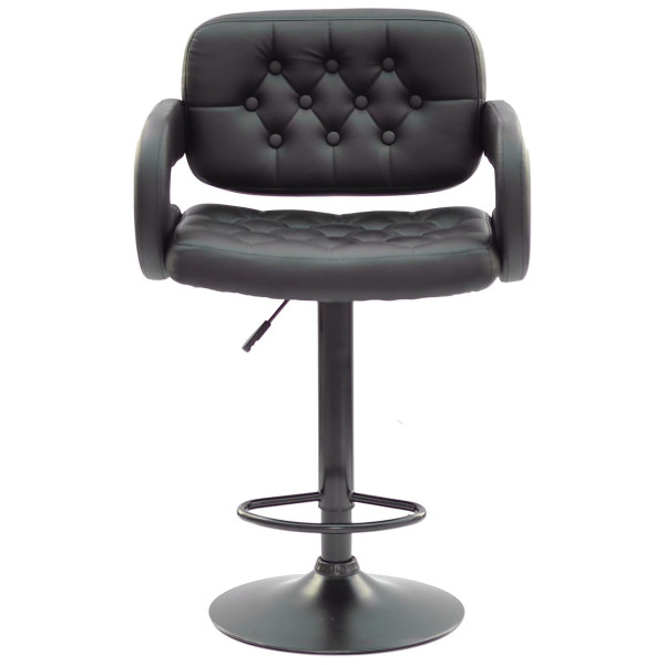 Барний стілець Onder Mebli Gor BAR BK-BASE Чорний Екошкіра-1