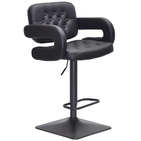 Барный стул Onder Mebli Gor BAR 4-BK-BASE Черный Экокожа-0