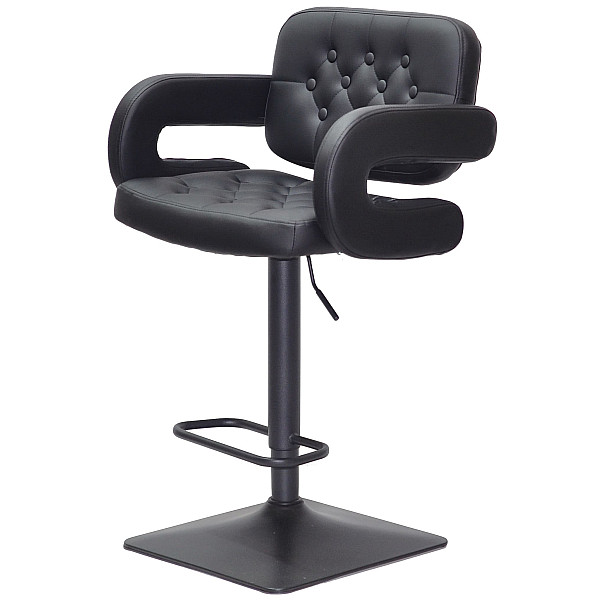 Барный стул Onder Mebli Gor BAR 4-BK-BASE Черный Экокожа-2