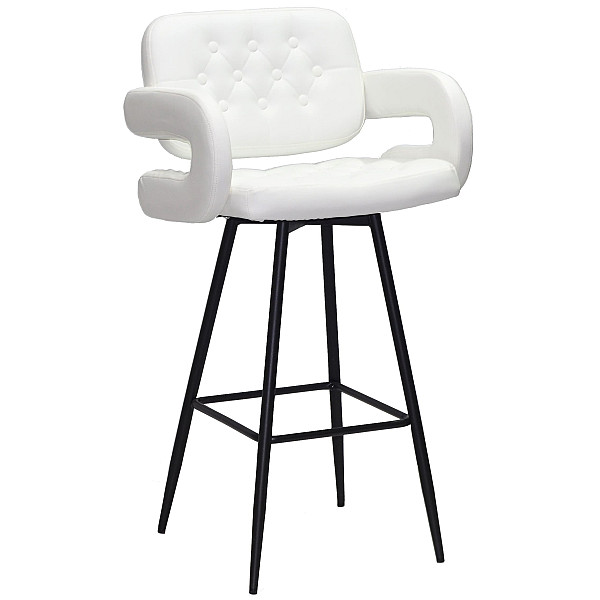 Барный стул Onder Mebli Gor BAR 75-ML Белый Экокожа-0
