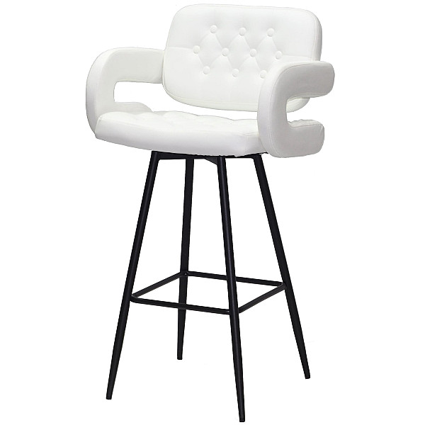 Барный стул Onder Mebli Gor BAR 75-ML Белый Экокожа-1