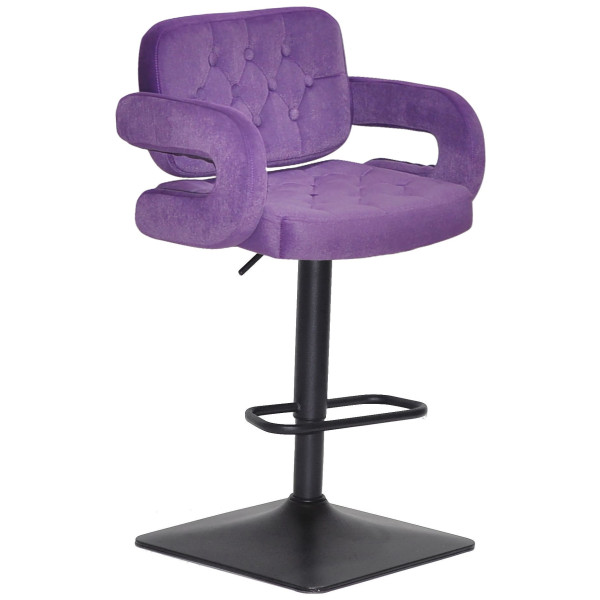 Барний стілець Onder Mebli Gor BAR 4-BK-BASE Пурпуровий B-1013 Оксамит-0