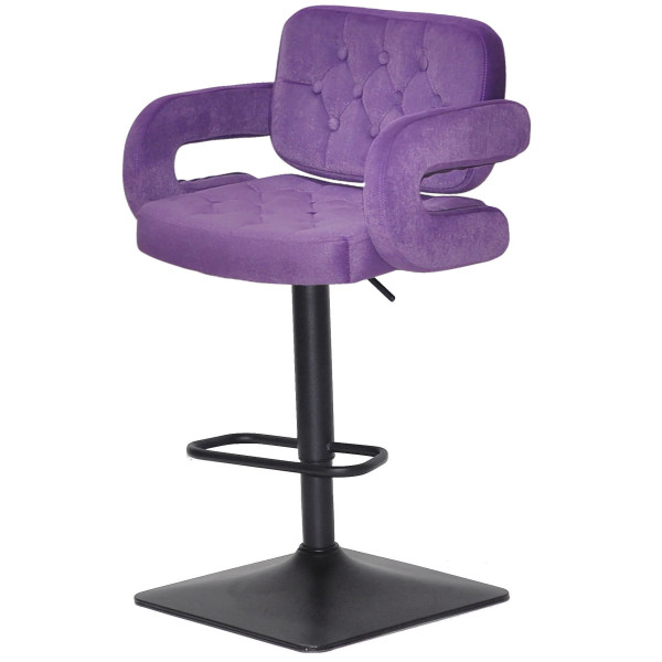 Барний стілець Onder Mebli Gor BAR 4-BK-BASE Пурпуровий B-1013 Оксамит-2