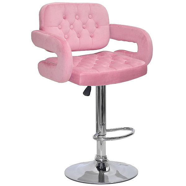 Барний стілець Onder Mebli Gor BAR CH-BASE Фрез B-1025 Оксамит-0