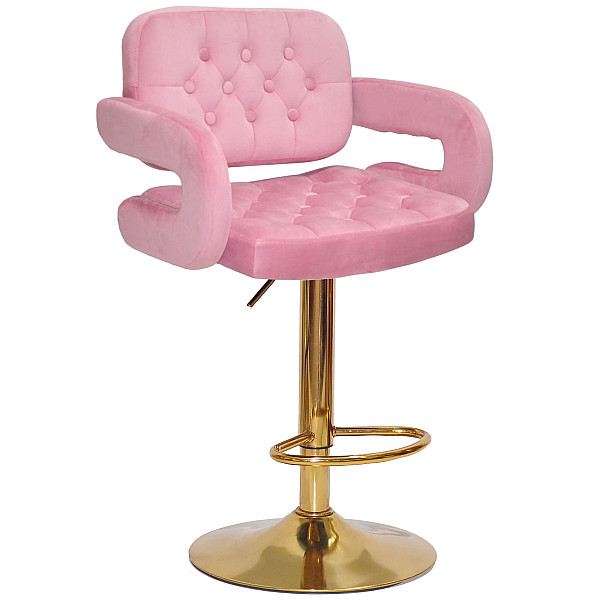 Барний стілець Onder Mebli Gor BAR GD-BASE Фрез B-1025 Оксамит-0