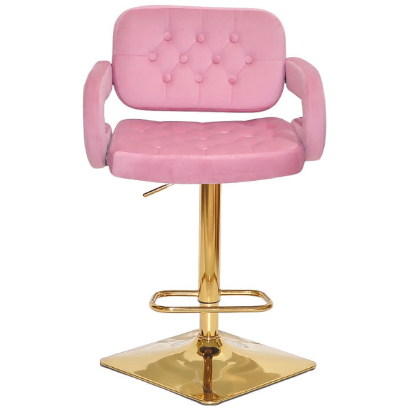 Барний стілець Onder Mebli Gor BAR 4-GD-BASE Фрез B-1025 Оксамит-1