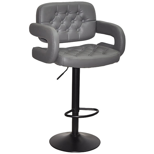 Барний стілець Onder Mebli Gor BAR BK-BASE Сірий 1001 Екошкіра-0