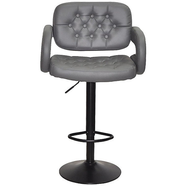 Барний стілець Onder Mebli Gor BAR BK-BASE Сірий 1001 Екошкіра-1