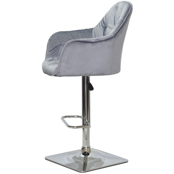 Барный стул Onder Mebli Mario BAR 4CH-BASE Стальной Y-1024 Бархат-3