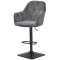 Барный стул Onder Mebli Mario BAR 4-BK-BASE Серый B-1004 Бархат-1-thumb