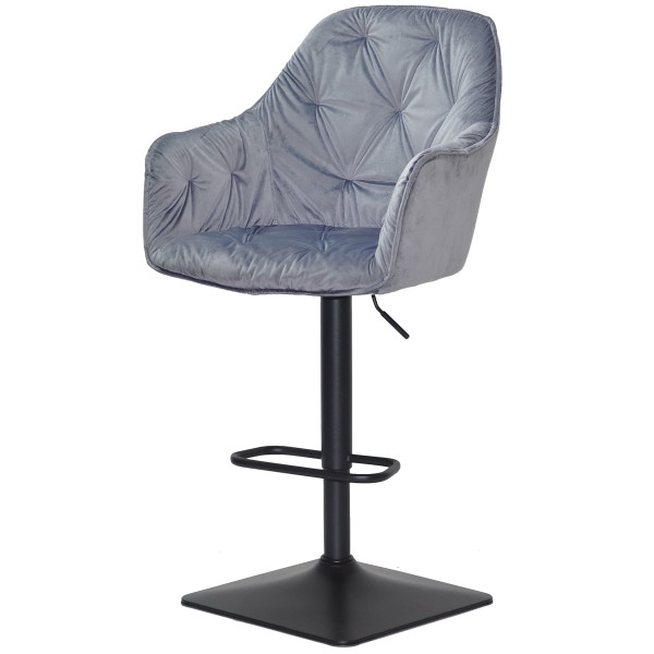 Барный стул Onder Mebli Mario BAR 4-BK-BASE Стальной Y-1024 Бархат-1