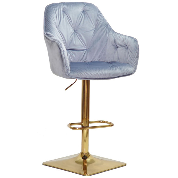 Барный стул Onder Mebli Mario BAR 4-GD-BASE Стальной Y-1024 Бархат-0