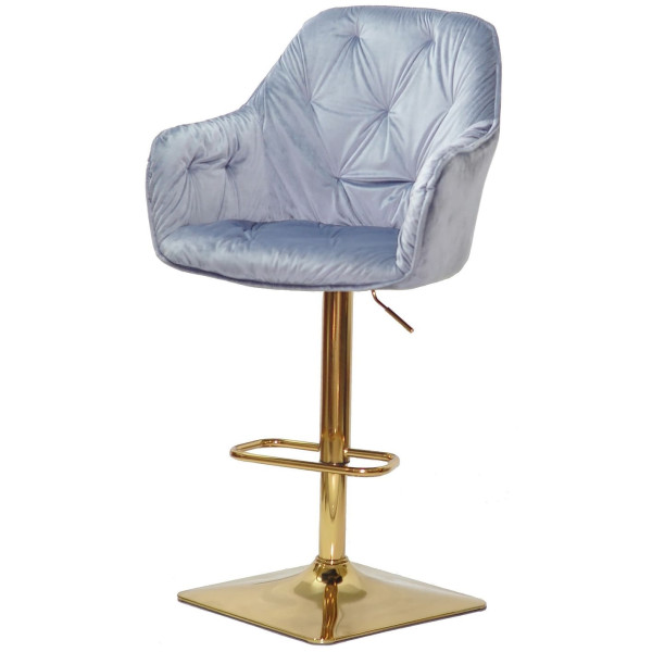 Барный стул Onder Mebli Mario BAR 4-GD-BASE Стальной Y-1024 Бархат-1