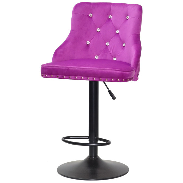 Барный стул Onder Mebli OLIMP+SV BAR BK-BASE Сирень B-1022 Бархат-1