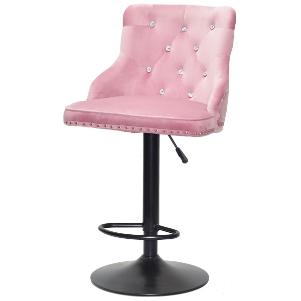 Барный стул Onder Mebli OLIMP+SV BAR BK-BASE Фрез B-1025 Бархат-1