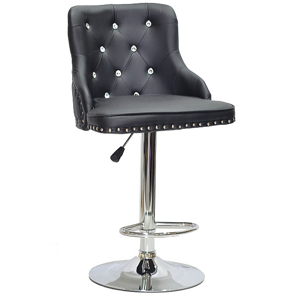 Барний стілець Onder Mebli OLIMP+SV BAR CH-BASE Чорний Екошкіра-0